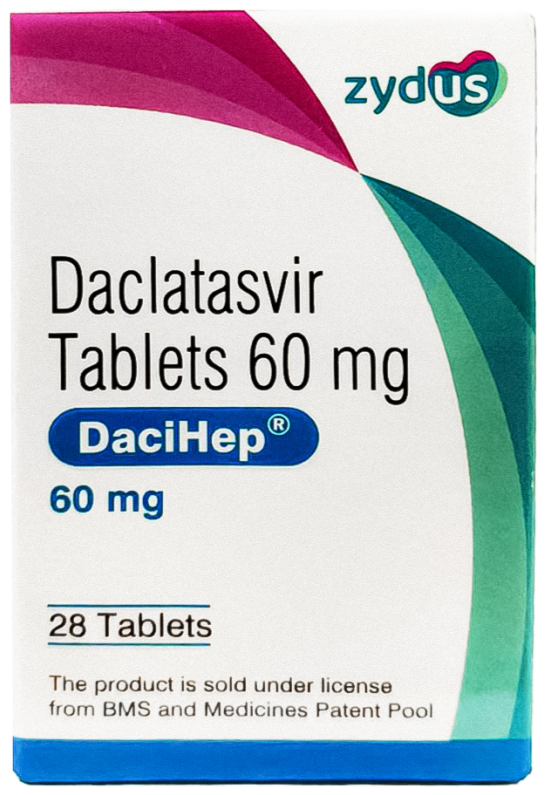 даклатасвир DaciHep 60 мг от гепатита C