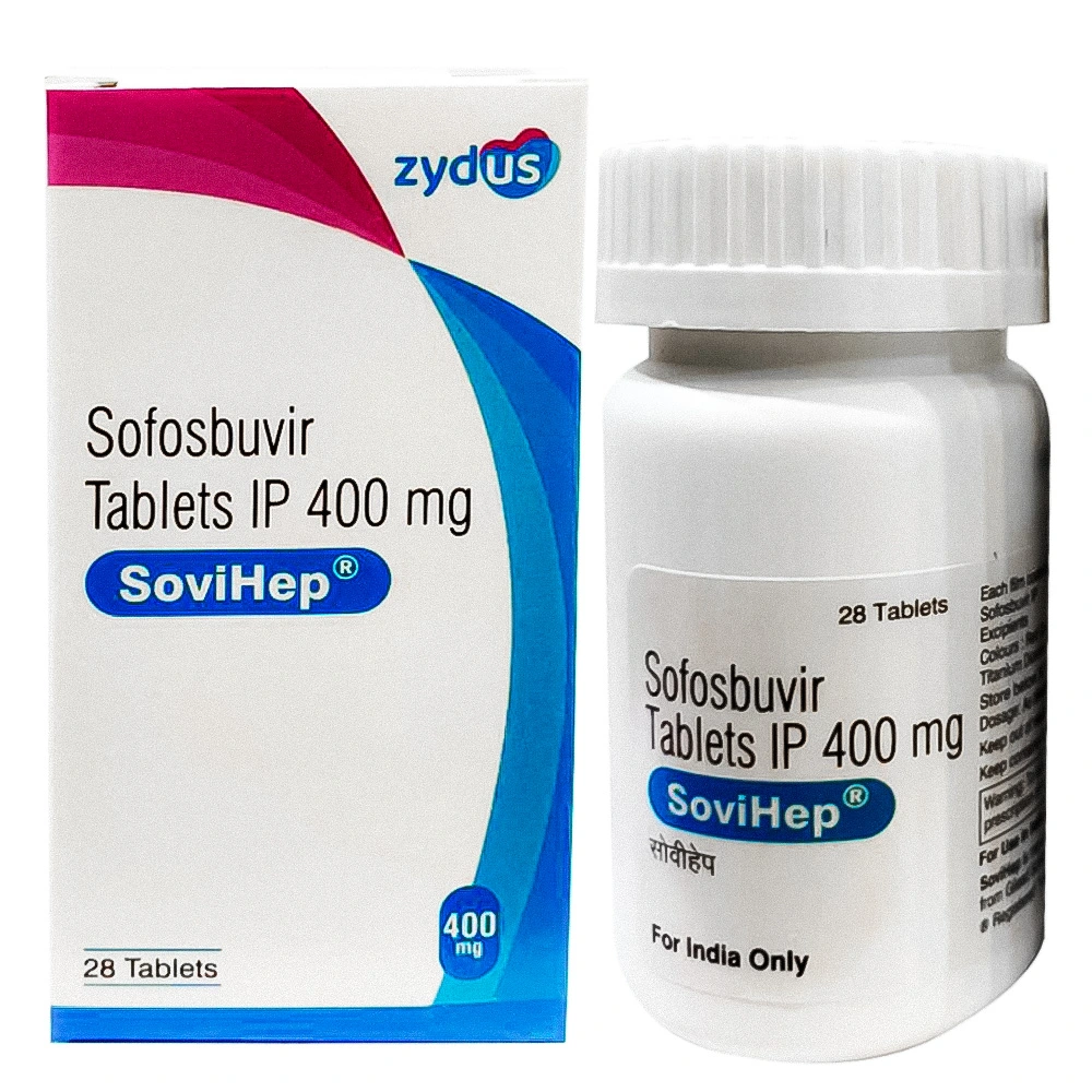 софосбувир SoviHep 400 мг для гепатита C